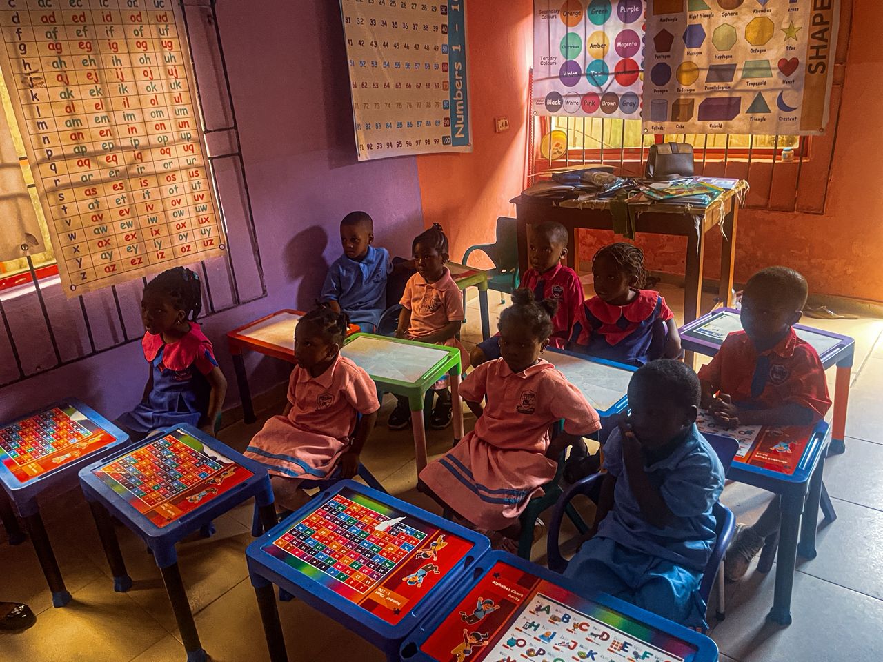 Classroom and uniform