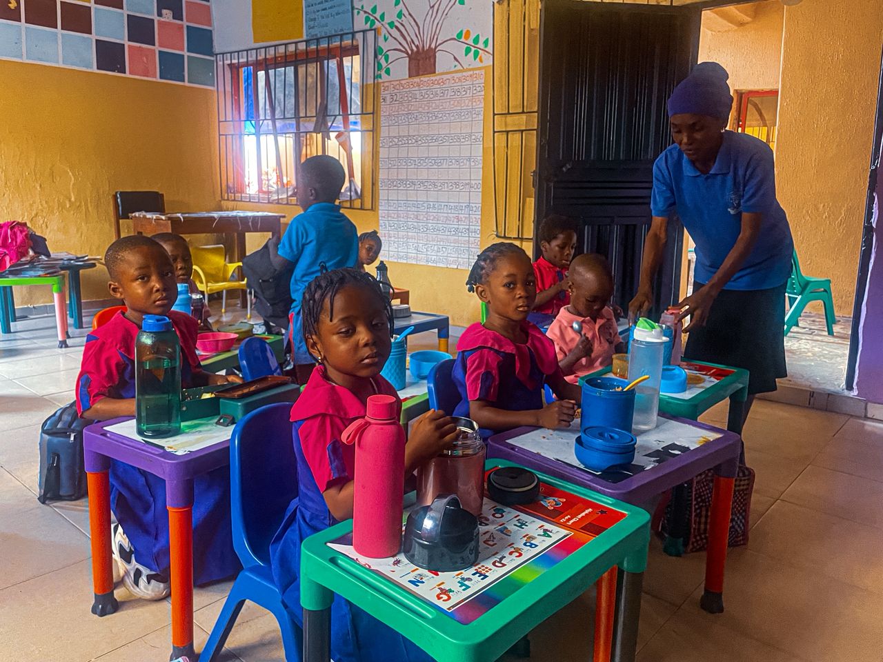Classroom and uniform